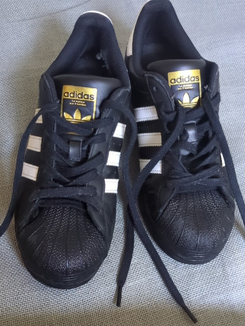 adidas Black and White Low-Top Sneakers